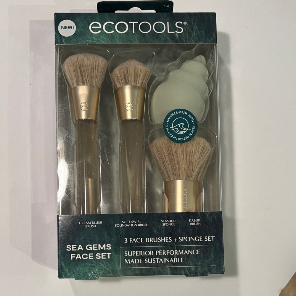 Eco tools Sea Gems Face set. NIB